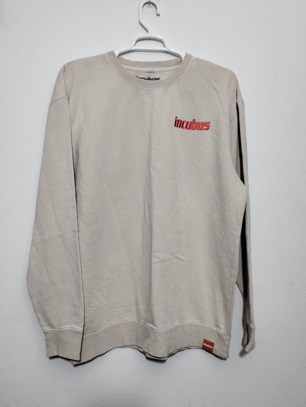 Incubus Long Sleeve Crew Neck Sweatshirt Pullover Graphic